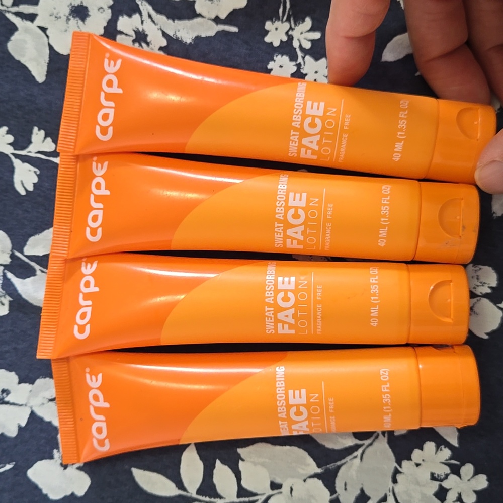 Carpe Sweat Absorbing Face Lotion New/Unused
